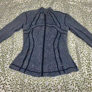 Lululemon Define Jacket Luminesce Splatter White Black